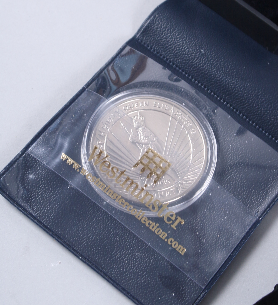 A number of Royal Mint silver proof coins, including £5, £1, 50p - Image 15 of 17