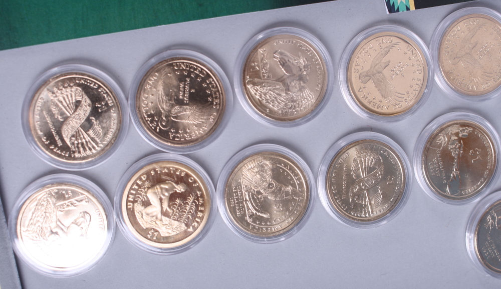 A large collection of Sacagawea United States of America dollar coins, various other United States - Image 8 of 10