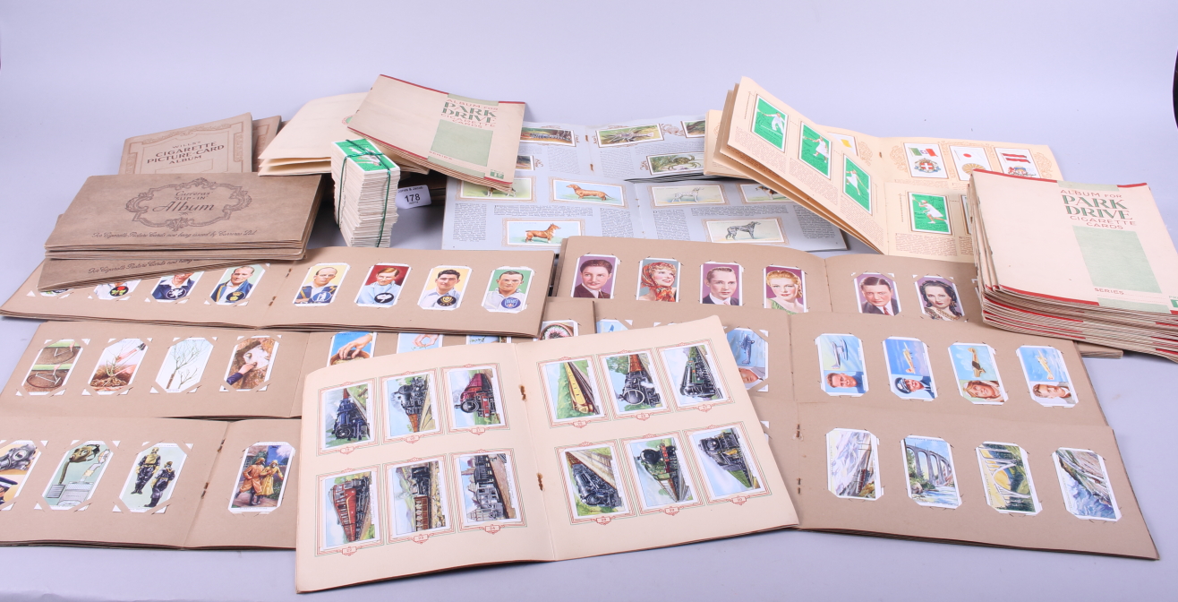 Thirty-two albums containing Wills and Park Drive cigarette cards