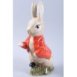 A Sylvac ceramic figure of Peter Rabbit, dressed in red coat, 13 1/2" high