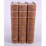 William Yarrell: "A History of British Birds", three vols illust, quarter bound, 1856