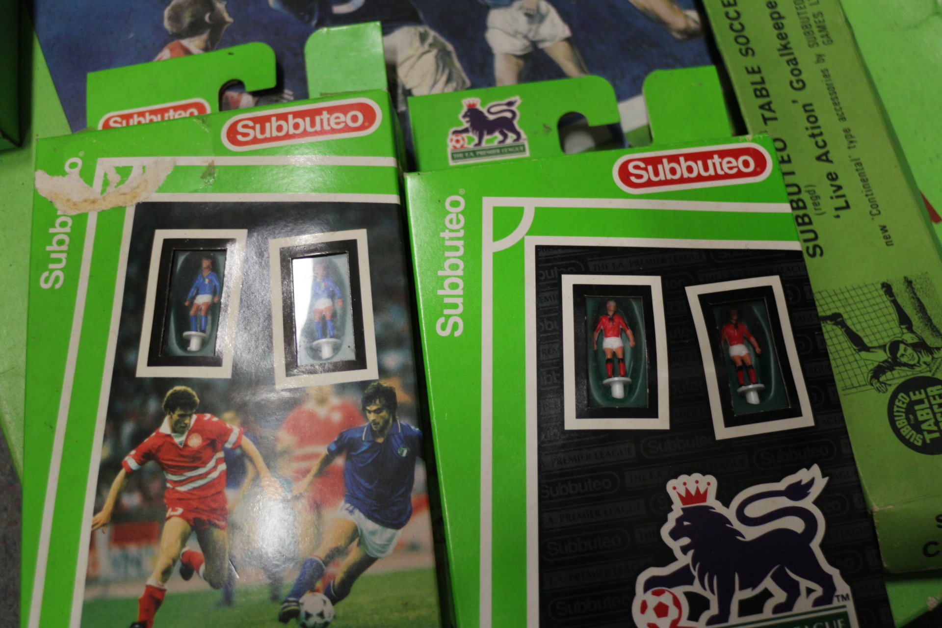 A quantity of Subbuteo sets, including "Live Action" Goal Keeper, model player teams, goals, etc, - Image 2 of 7