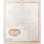 A Robert Morden map of Oxfordshire, a Marjorie Little limited edition print, "Poppies", and other