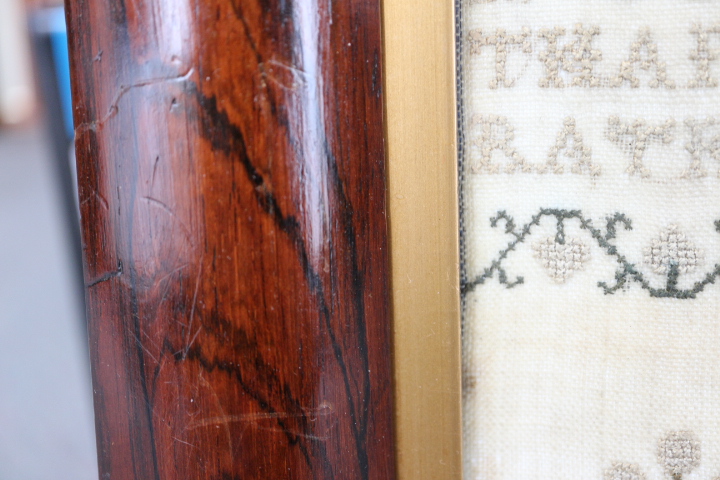 An alphabetical and numerical sampler, by Emily Harris, dated 1827, in rosewood frame, and another - Image 12 of 20