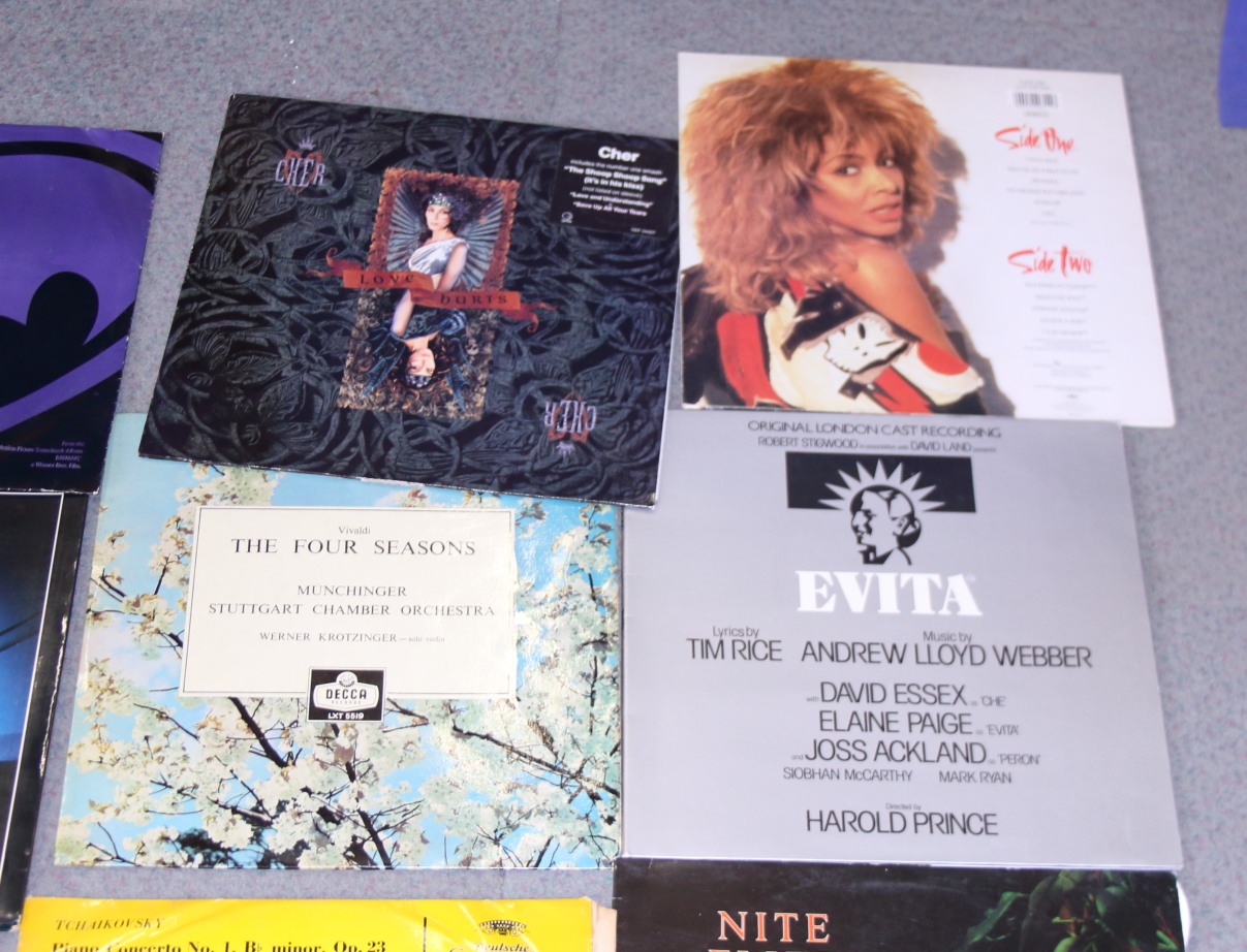 A collection of 12" vinyl LPs, mainly 1970s and 1980s pop and some classical, including Tubular - Image 5 of 5