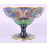 A Wedgwood Fairyland lustre footed bowl, decorated fairies, gnomes, imps and toadstools, designed by
