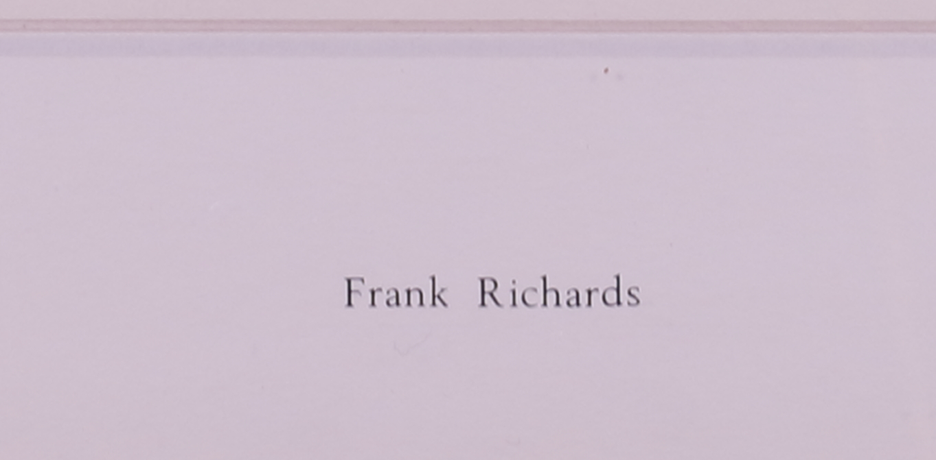 Frank Richards: watercolours, "Silvery Light, Bosham", 9" x 14", in gilt frame - Image 3 of 4