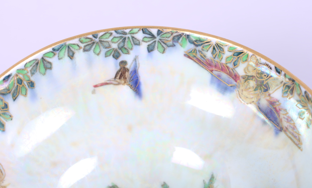 A Wedgwood Fairyland lustre footed bowl, decorated fairies, gnomes, imps and toadstools, designed by - Image 8 of 13