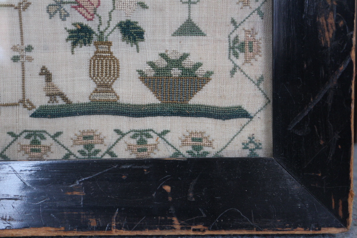An alphabetical and numerical sampler, by Emily Harris, dated 1827, in rosewood frame, and another - Image 16 of 20