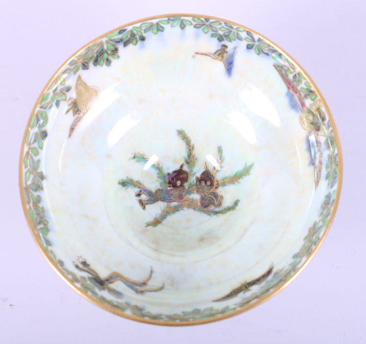 A Wedgwood Fairyland lustre footed bowl, decorated fairies, gnomes, imps and toadstools, designed by - Image 7 of 13