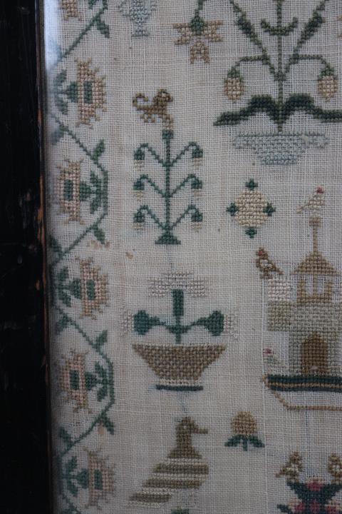 An alphabetical and numerical sampler, by Emily Harris, dated 1827, in rosewood frame, and another - Image 18 of 20