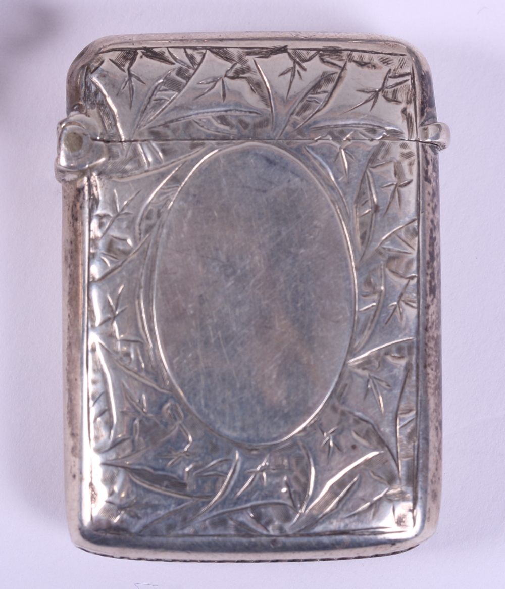 Four silver vesta cases, various, and a silver plated vesta case - Image 3 of 10