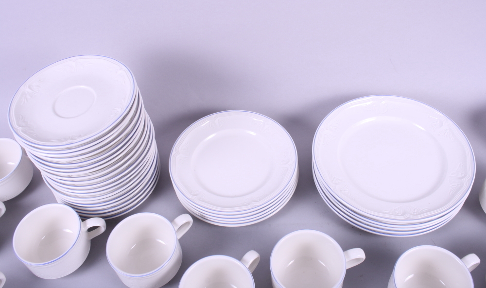 A Villeroy & Boch embossed porcelain part combination service - Image 4 of 6