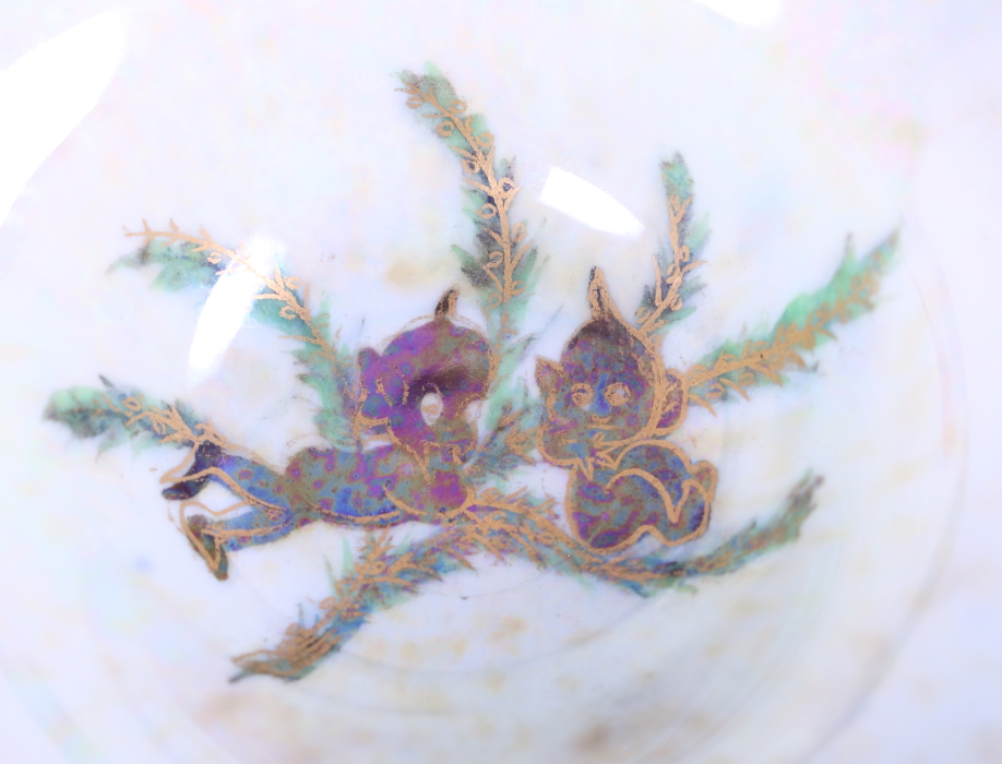 A Wedgwood Fairyland lustre footed bowl, decorated fairies, gnomes, imps and toadstools, designed by - Image 11 of 13