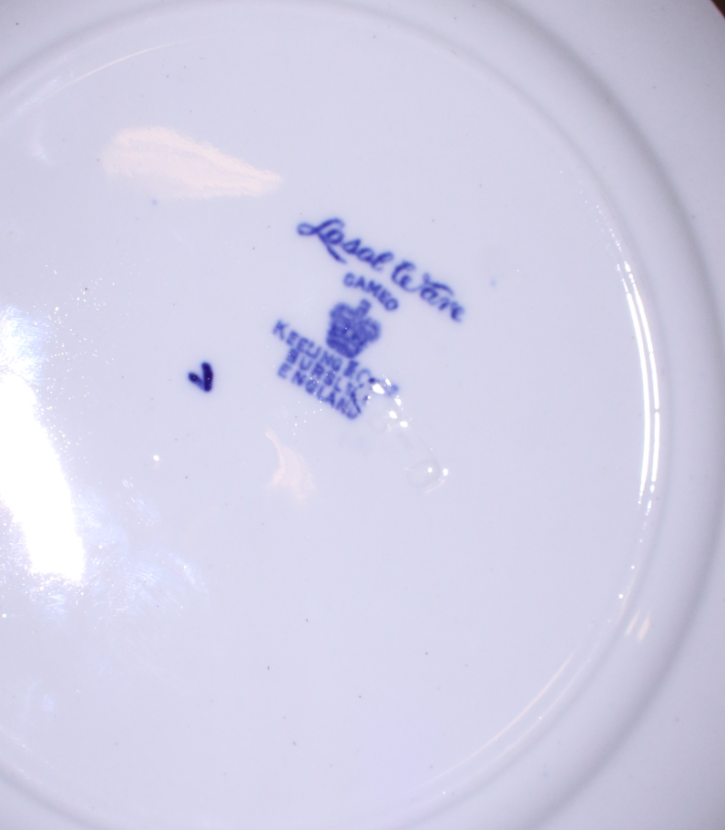 A Losol ware blue and white 'Cameo' pattern part dinner service - Image 2 of 3