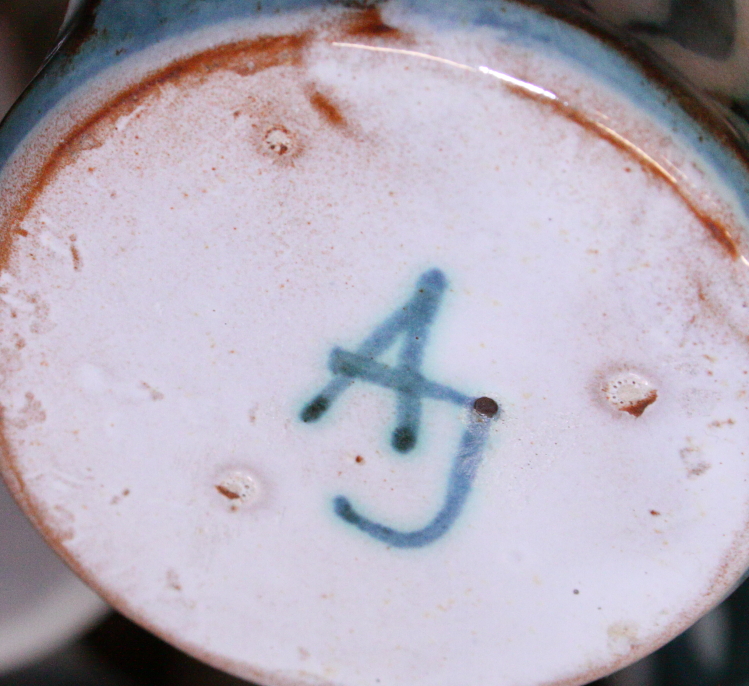 A set of six Aldermaston goblets, an Alan Caiger-Smith goblet and two Aldermaston coffee cups - Image 5 of 8