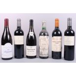 Two bottles of Chateau Le Bruilleau 2005, a bottle of Marques Murrieta Ygay Reserva 2001, a