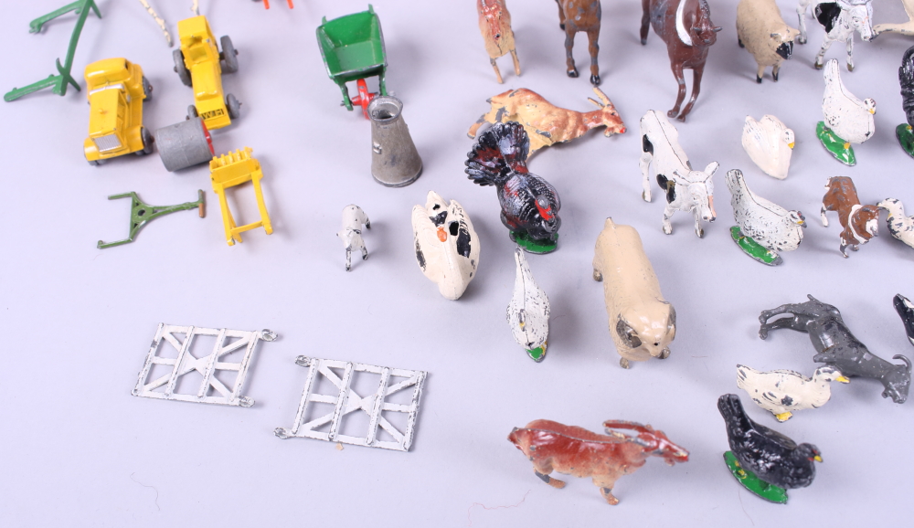 A selection of Britains painted lead farm animals and various other toys - Image 6 of 6