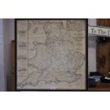A map of Scottish Railways and a map of London Underground Railways, circa 1863, in strip frames