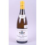 A bottle of Chevalier-Montrachet Grand Cru 2005
