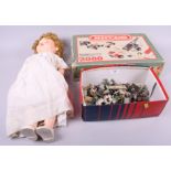 A collection of early lead farm animals, Matchbox models, a Meccano 2000 boxed set and a Pedigree