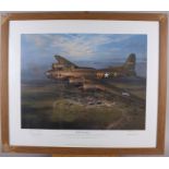 Michael Turner: a limited edition print, "We'll Meet Again" Sally B Flying Fortress, 641/850, signed