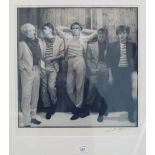 Michael Putland: a signed black and white photograph of Duran Duran, in silvered frame
