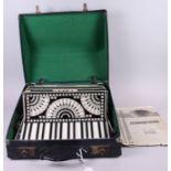 A Casali Verona accordion, in case