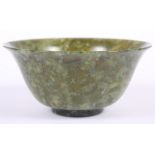 A spinach jade bowl, 4" dia