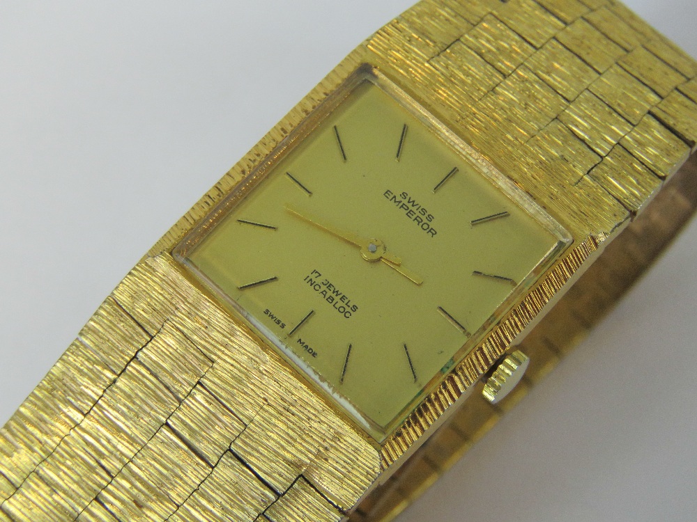 A C1970s Swiss Emperor 17 jewel Incabloc