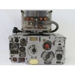 A Russian Cold War era T55 tank long rage radio with power pack,