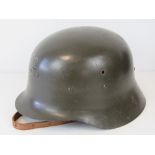 A rare Spanish Civil War Government Forces helmet,
