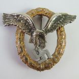 A WWII German Luftwaffe Pilot Observers badge.