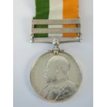 A British military South African 1901-1902 campaign medal.