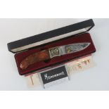 A limited edition Browning BAR folding 'Big Game' pocket knife, 1 of 5000,