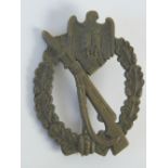 A WWII German Wehrmach Infantry badge.