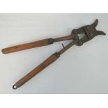 A WWI British military issue Trench Raiders wire cutters, dated 1917.