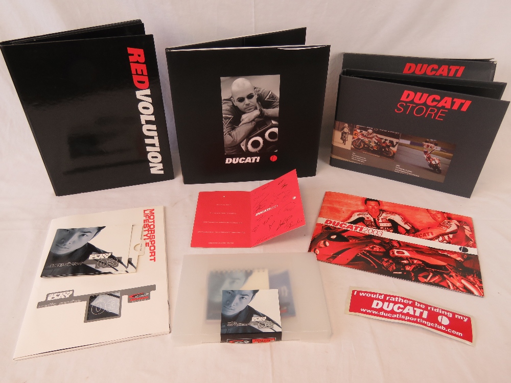 Ducati books; 'Ducati 1999' in original packaging,