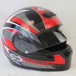 A TS15 motorcycle helmet, size small, co