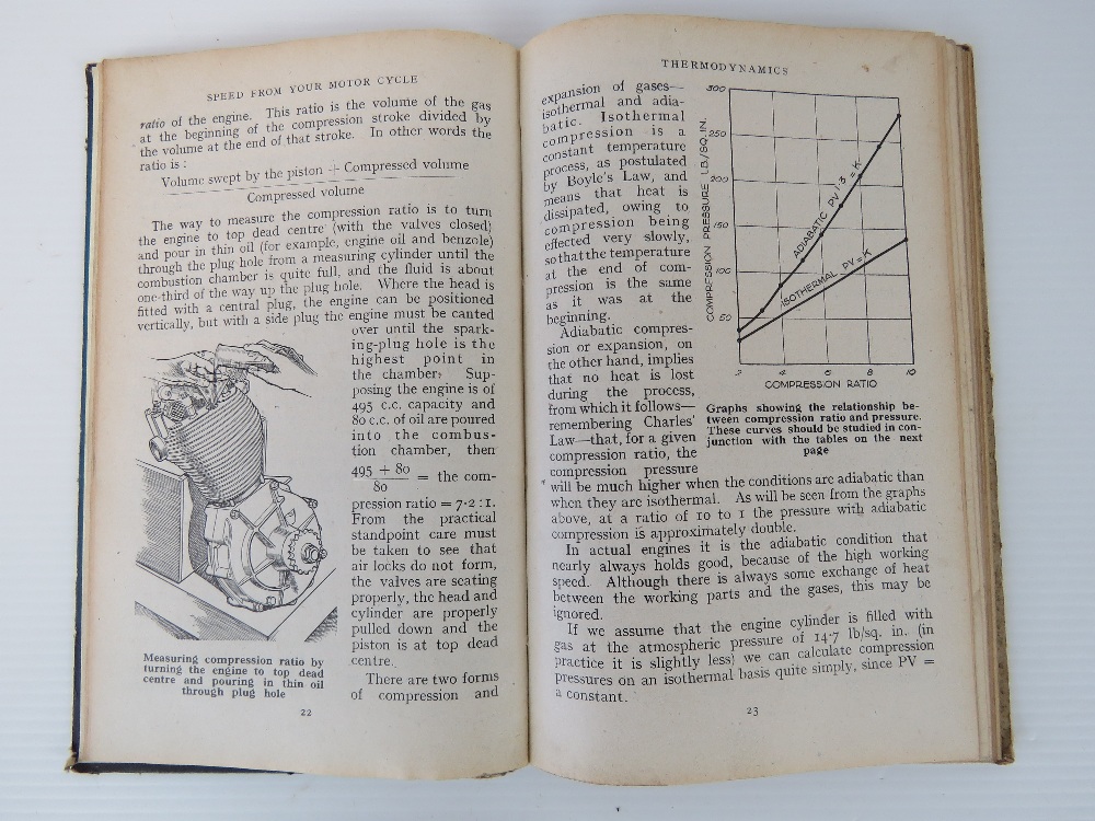 Books; Pitmans motor cyclists library 'Motor Cycle overhaul' 1947, dust cover slightly a/f, - Image 4 of 4