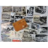 Hillman; a quantity of assorted vintage press photographs and clippings including; Minx, Estate,