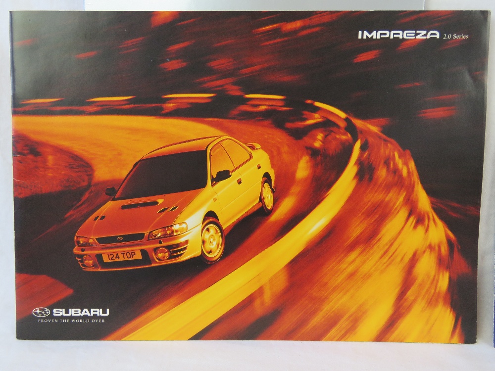 A collection of Renault, VW, Honda and Subaru advertising pamphlets and brochures. - Image 2 of 3