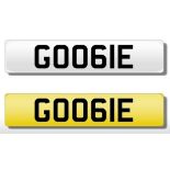 Registration Plate GOO61E (GOOGLE) on retention. Reduced buyers premium 15.5% + VAT. SIA.