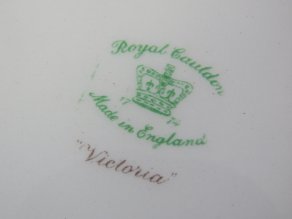 A Royal Cauldon 'Victoria' pattern dinner and coffee service, similar pattern to 'Flora Dora'. - Image 2 of 2