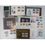 An album of First Day Covers and some loose including; Silver Jubilee, Railways, Fishing, Millenium,