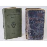 The AA Handbook 1928, together with the Michelin Guide of the British Isles 1913. Two items, a/f.