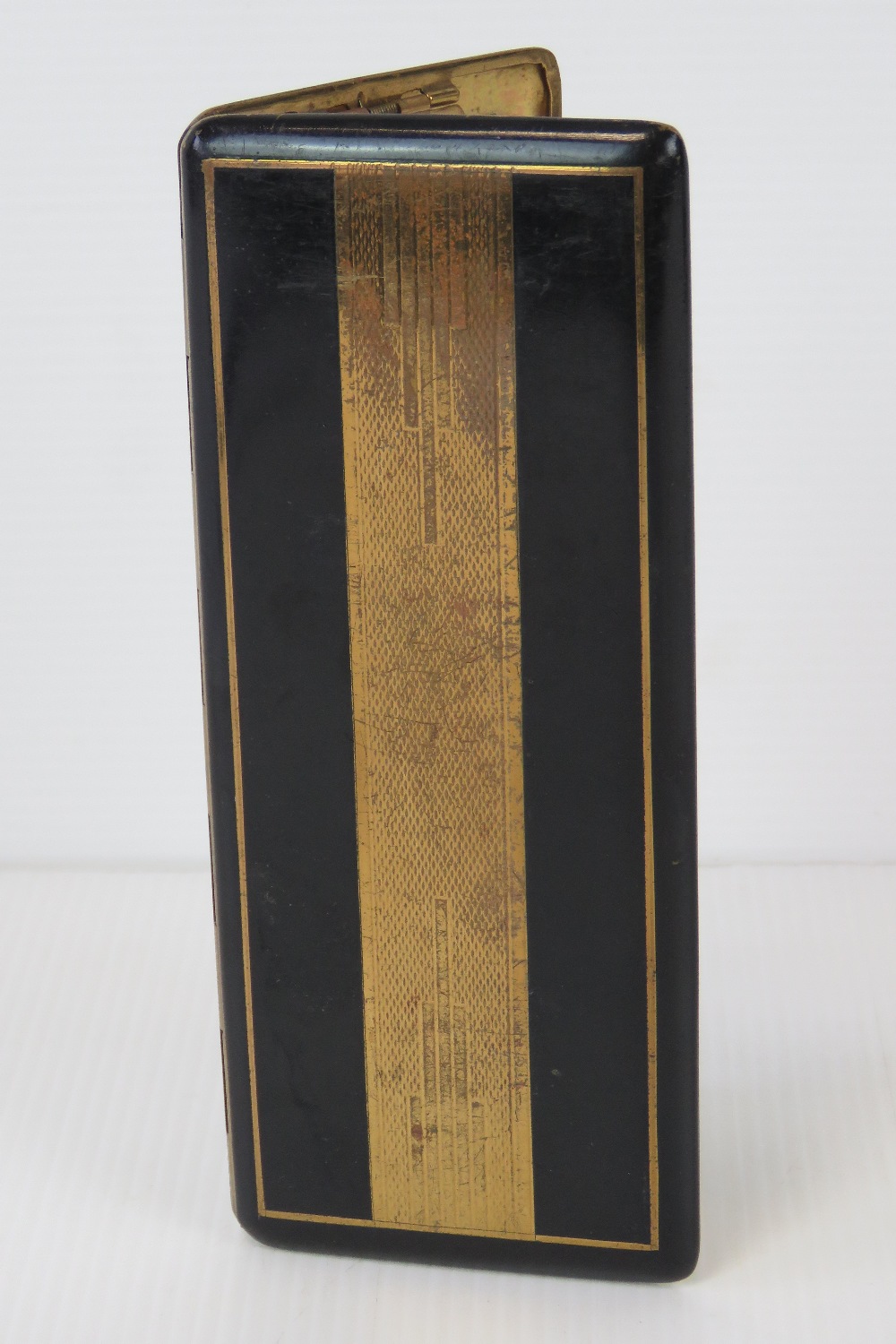 A French Art Deco black enamel cigarette - Image 2 of 4