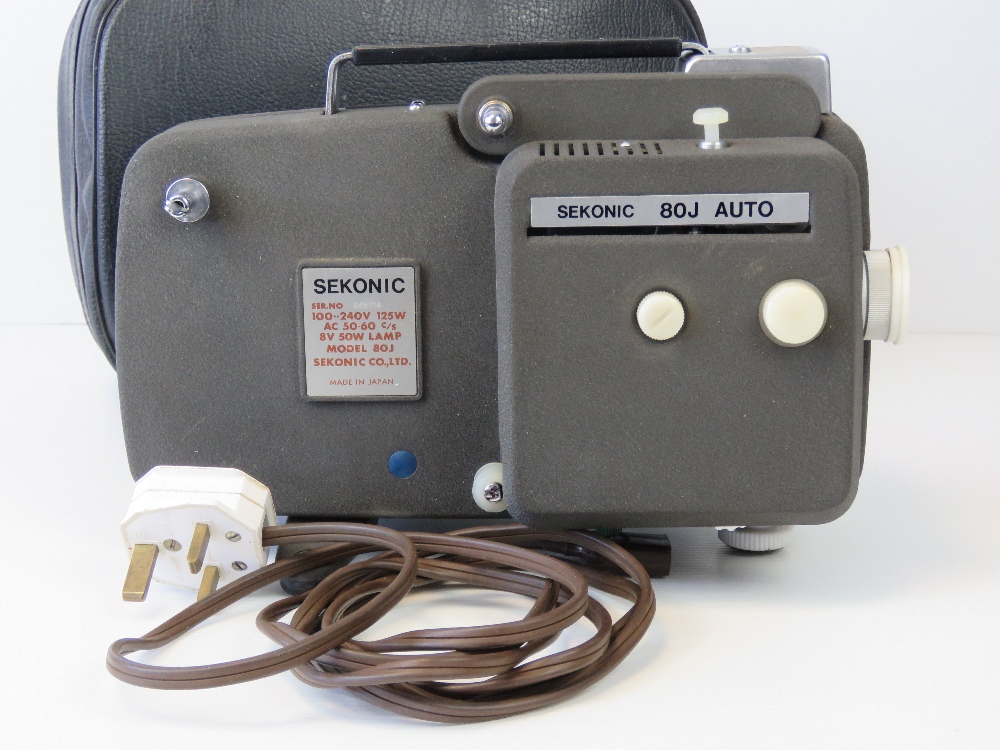 A Sekonic 80J Auto 8mm cine projector, w - Image 2 of 4