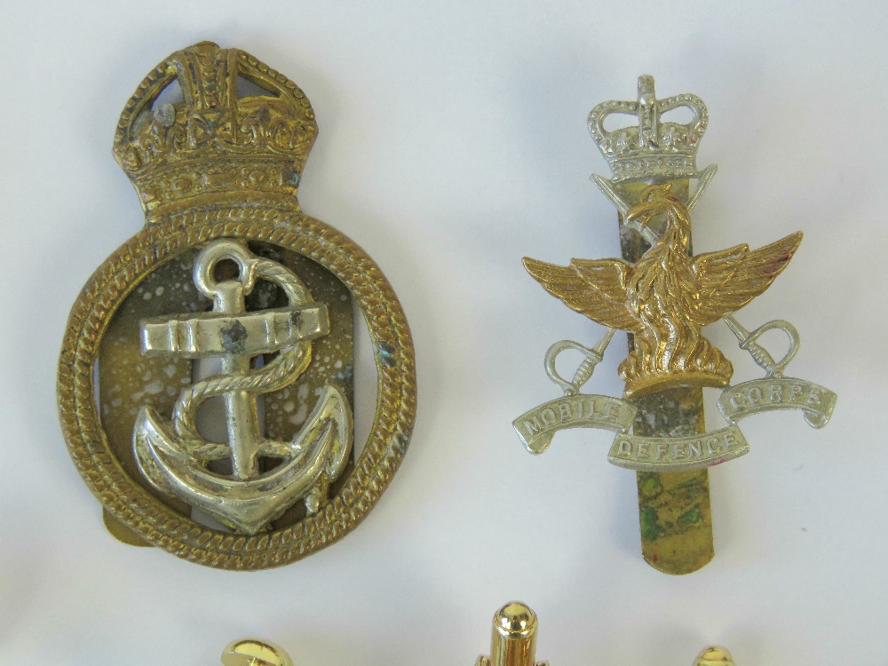 Two cap badges; one Mobile Defence Corps - Image 2 of 2