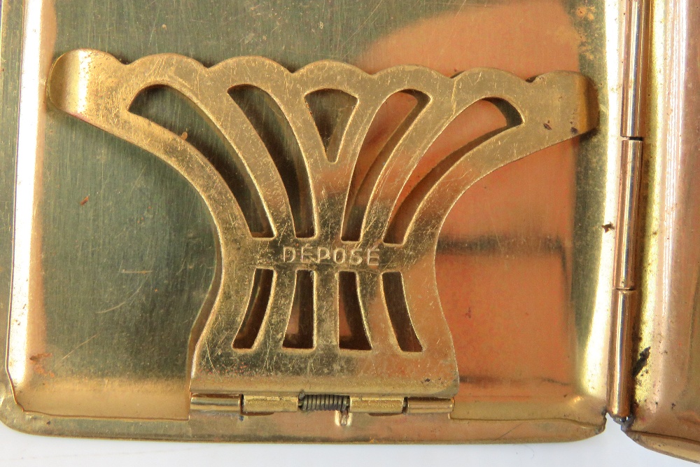 A French Art Deco black enamel cigarette - Image 3 of 4